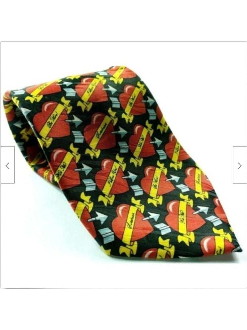 Valentine Heart Arrow Novelty Tie